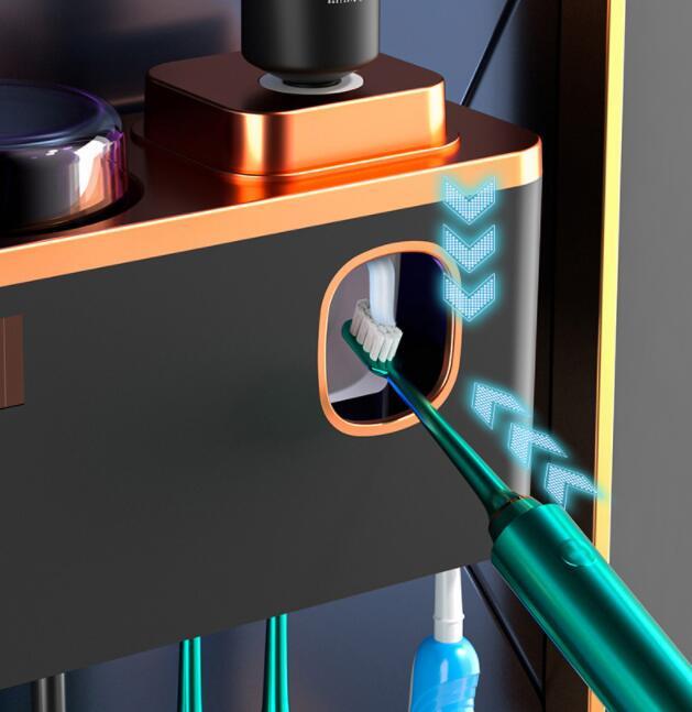 Sterilizer Wall Suction Toothbrush Towel Rack