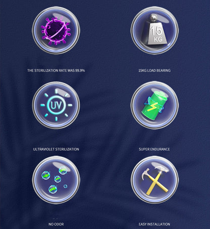 Sterilizer Wall Suction Toothbrush Towel Rack